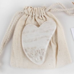 Gua sha - Naturalny kryształ górski - Akcesoria do masażu - Lifting twarzy - Bezpłatna osłona