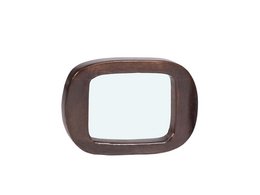 Rectangular walnut photo frame, 15 x 23 cm in size, with a simple, minimalist design.