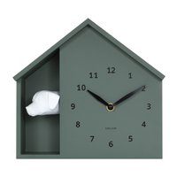 Wall Clock Peeking Doggy 