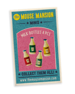 Minis – Milchflaschen (Maßstab 1:12) – Das Mäusehaus