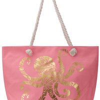 R-L8.1 BAG1115-001-4 Strandtasche Oktopus 54x36x15cm