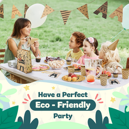 Partyset für Kinder | 112-teiliges Komplettset für 8