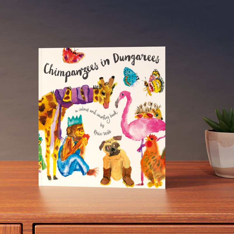 Chimpanzees in Dungarees