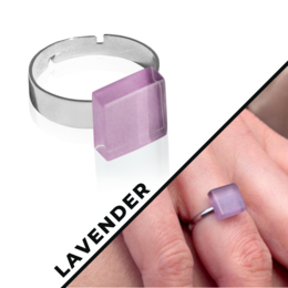 Minimalistisk ring med sten • 10 mm • justerbar i størrelse / individuel / bæredygtig