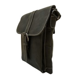 Læder skuldertaske Crossbody taske lavet i 3 farver buffalo læder - Kompakt taske ægte læder