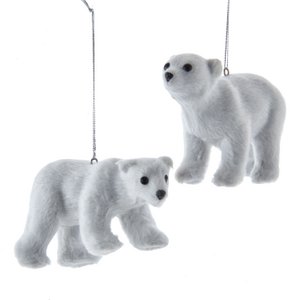 PLASTIC IJSBEER ORNAMENTEN