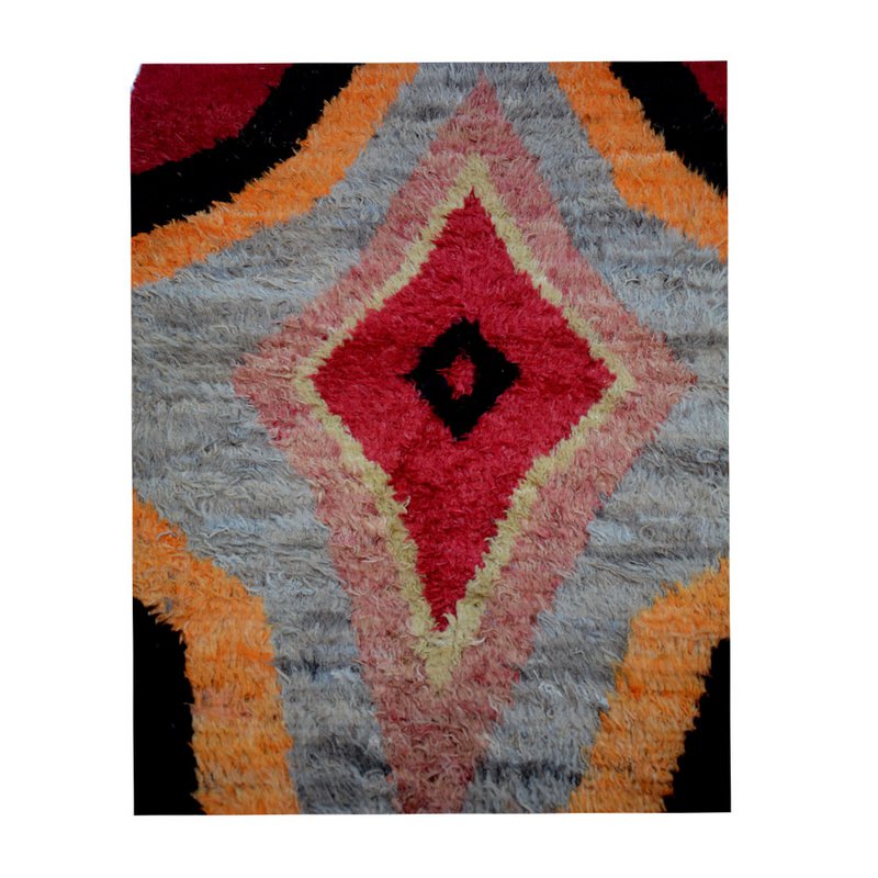 Tapis Moelleux Berbère Cornell Rouge