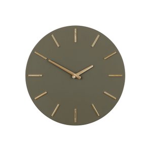 Wanduhr Brixen Dunkelbraun