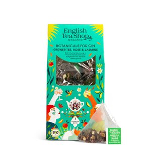 ETS - Botanicals for Gin "Grüner Tee, Rose & Jasmin", BIO, 7 Pyramiden-Beutel