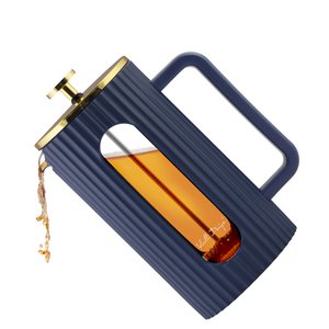 Coffee and tea maker 1000ml LIVIO indigo gold 1050