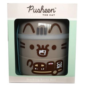 Pusheen die Katze, gestapelte runde Bento-Lunchbox