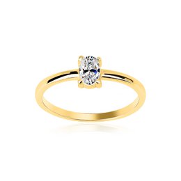 Es ist eine Steinsache | Ring | Gold Zirkonia