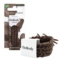 Haargummis Braun - Bellody®(4 Stk.) - Stylisch geflochtene Haargummis