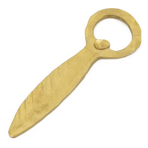 Flaschenöffner Metall gold