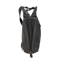 Rucksack Leder oder Umhängetasche Leder in 3 Farben - Rucksack Leder Anti-Diebstahl - Erweiterbar mit 2 seitlichen Reißverschlüssen