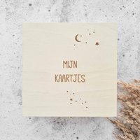 Mijn kaartjes - opbergkist