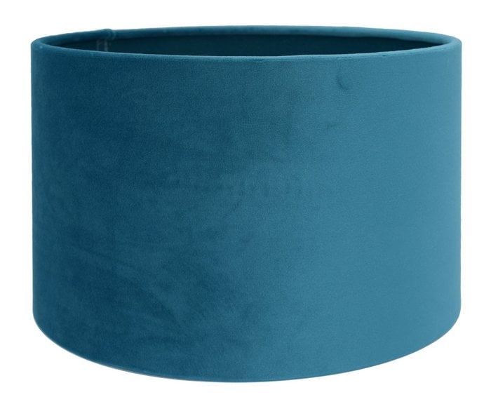Lampenkap Cilinder VELOURS Casablanca Blue