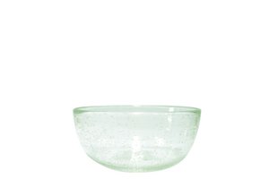 J-Line Lisboa bowl - glass - mint green