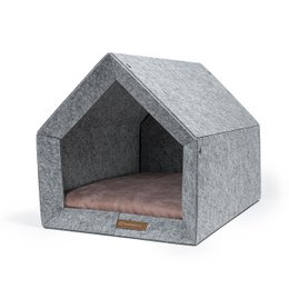 Pethome Perfekt hus til en hund og en kat - lysegrå/genanvendt