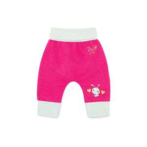 Bio Baby Jogginhose für Mädchen aus Biostoffe, Pink&Minze