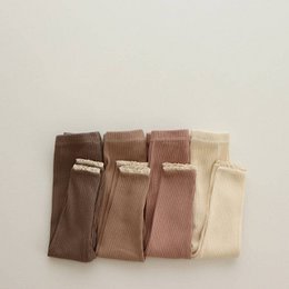 Legginsy z marszczoną bawełną organiczną Annie & Charles®