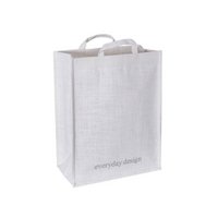 HELSINKI-jute bag off white