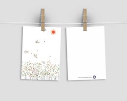 Postkarte 'Frühling liegt in der Luft'