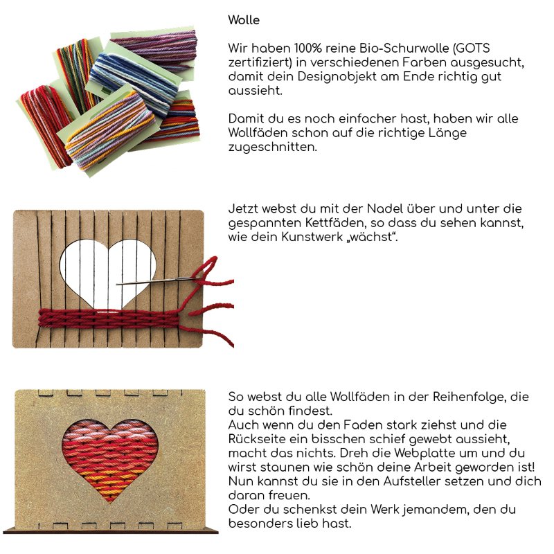 Craft kit sailboat weaving