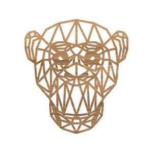 Geometrische Dieren Aap