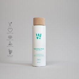 Hydrating hair mask with natural ingredients for moisturized, healthy hair.