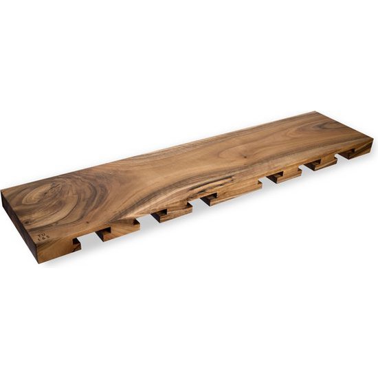 Houten wijnkurk schaduwdoos 26,7 cm x 21,5 cm houder frame, bovenste laadsleuf voor huis- en bardecoratie, vrijstaande of wandgemonteerde verzameldoos, walnootkleur