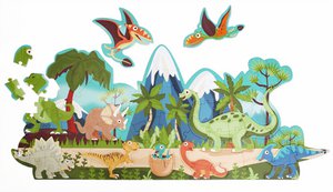 Boden- und Anfängerpuzzle - Dino