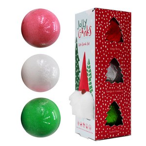 Set of 3 Christmas Gonk Bath Bombs