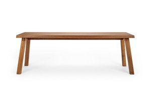 Elegant bench »Fritz« made of walnut wood
