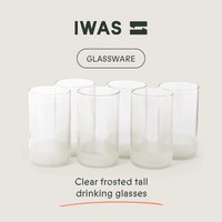 Drinking glasses Clear - Tall (set of 6)