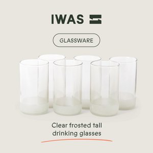 Drinkglazen Clear - Tall (set van 6)