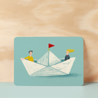 Postcard |  Sail with me