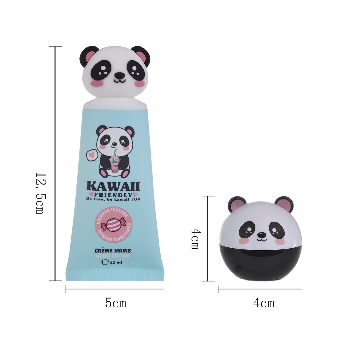 Coffret Beauté Kawaii – Crème Mains & Baume à Lèvres 3D