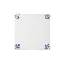 Fliesen -Eckschmuck - Delft Blue - 13 cm