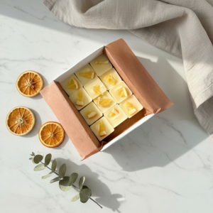 Citrus Ember Wax Melts – Spicy Orange Scent with Dried Orange