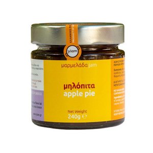 YIAM Handmade Apple Pie Jam, 240g, no added sugar