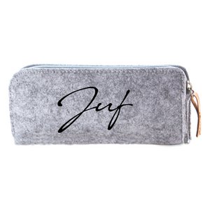 Vilten etui 'juf'