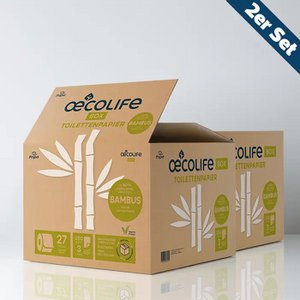 Toilet paper box BAMBOO (set of 2)