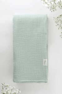 TISU muslin swaddle, Pistachio