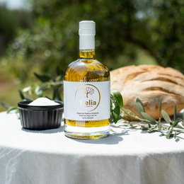 Premium extra virgin olive oil with a rich, fruity flavor and aroma. Ideal for cooking, dipping, and drizzling.