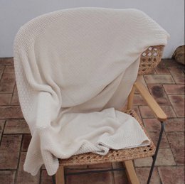 Knitted Throws, knitted Blanket, CottonThrows, knitted throw-blanket from 100% cotton