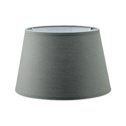 Anthracite gray round lamp shade with dimensions of 20cm width, 20cm depth, and 13cm height.