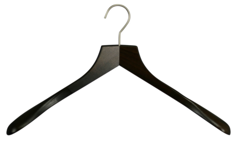 Clothes hanger Profi SV, walnut, 45 cm
