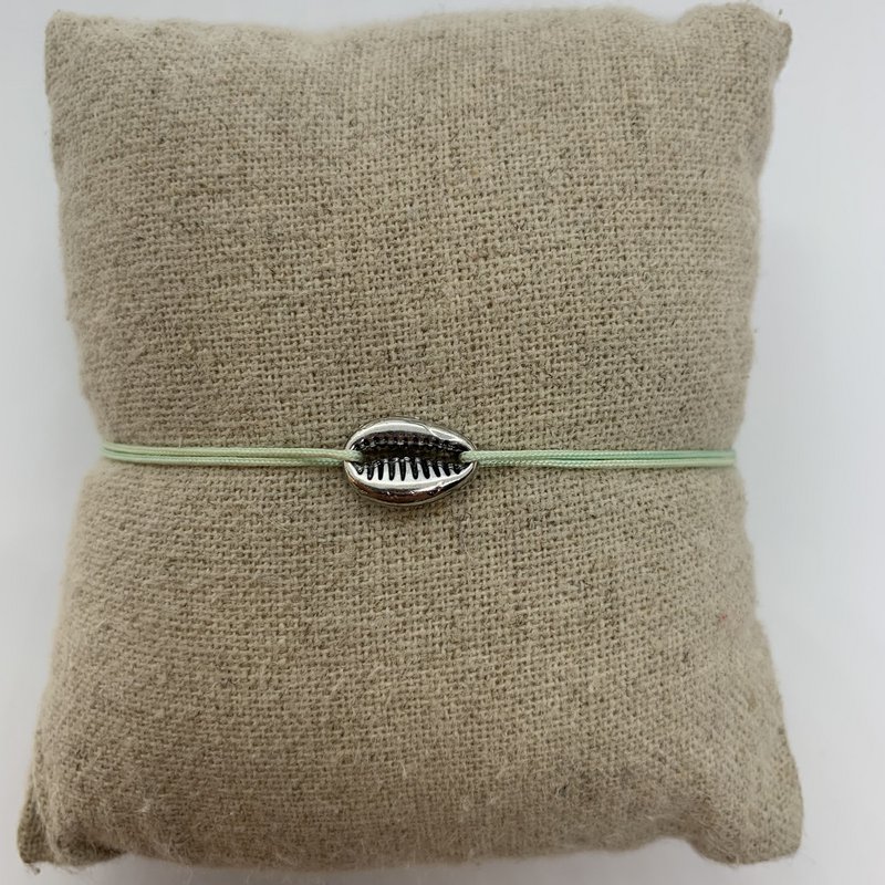 Lille Silver Shell armbånd