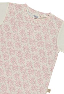 salmon print coral unisex t-shirt